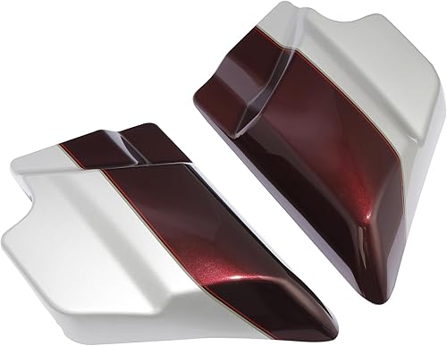 Miniatura 4 de TCT-MOTORPARTS Panel de cubierta lateral apto para Ultra Classic 18 Touring Twisted Cherry Silver Fortune