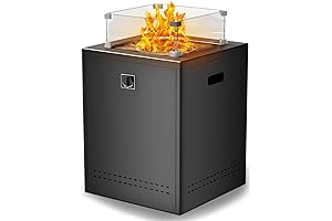 ZAFRO 20" Square Fire Pit Table: Your Ideal Outdoor Patio Sanctuary