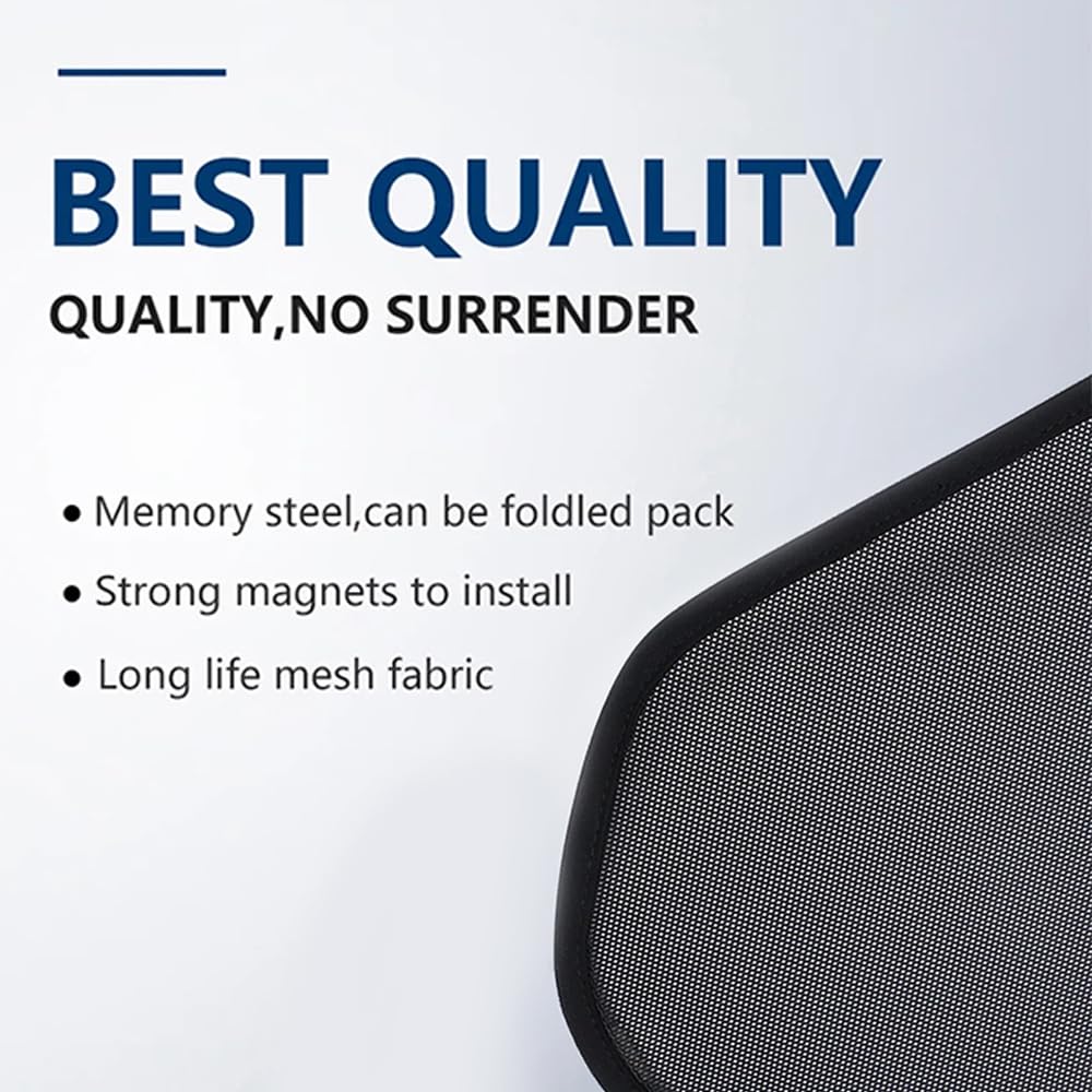 Sonnenschutz Vorhang Auto für Mazda 5 CW 2011-2018, Seitenscheibe Heckscheibe Shades Magnetisch Sonnenblende Autofenster UV Schutz, Rear Side Window- 2Pcs