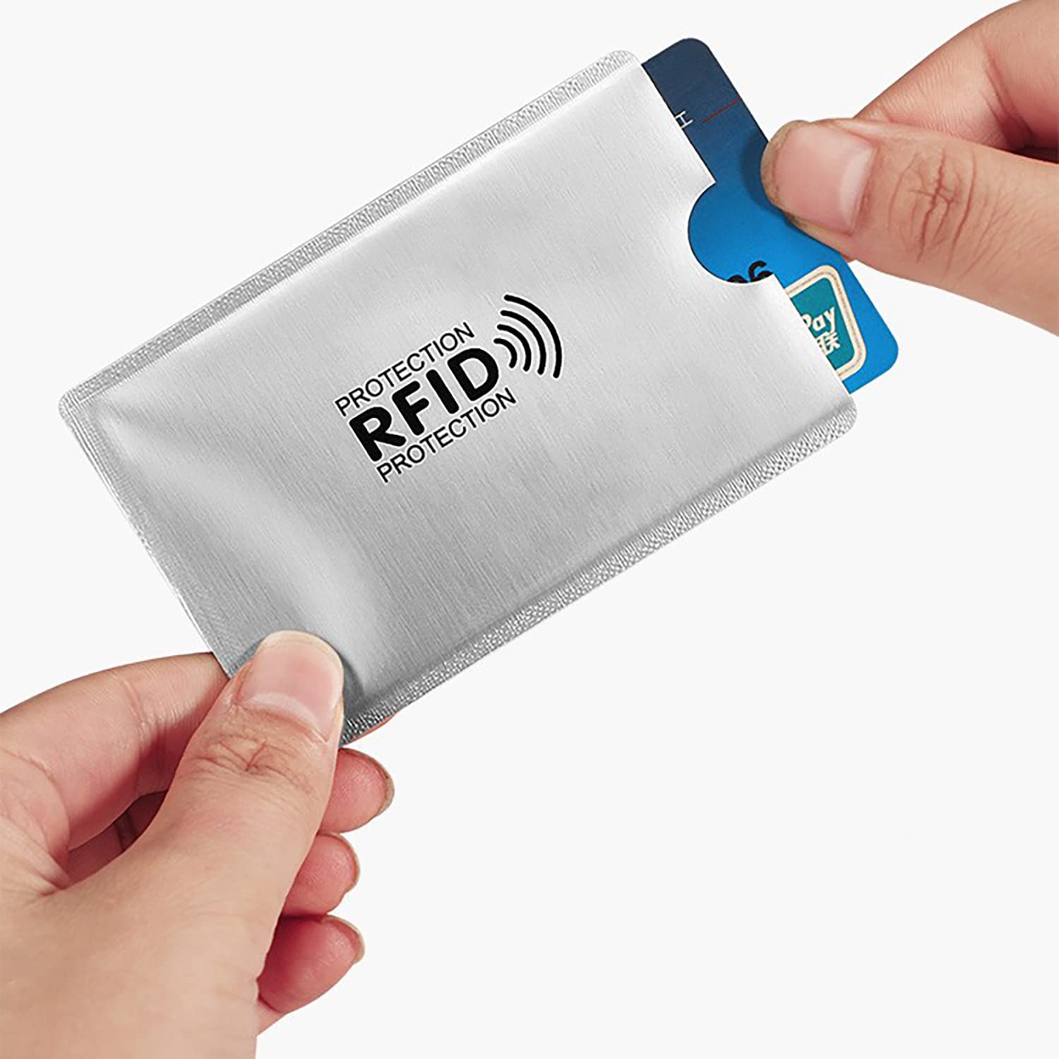 Estuche para Tarjetas de crédito con protección NFC Bloqueador RFID Probado por TÜV 6 Piezas