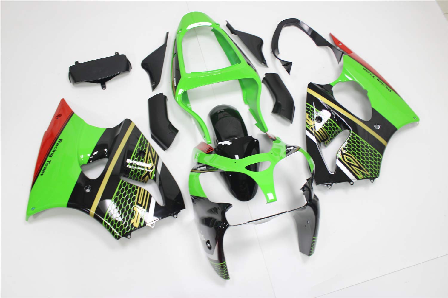 Amazon.com: NF Green Black Fairing Fit for Kawasaki Ninja