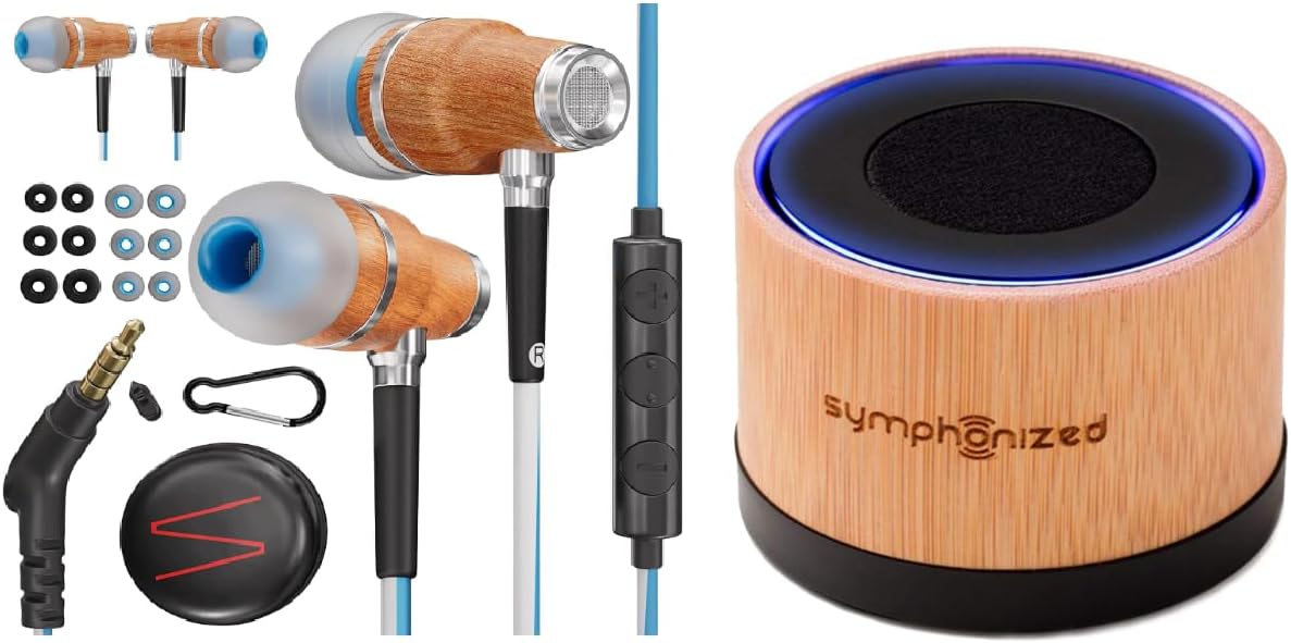 Symphonized Save Up to 19% Off on NRG 3 Wired Earbuds 3.5mm Jack with Microphone NXT Premium Bluetooth Speaker Bundle