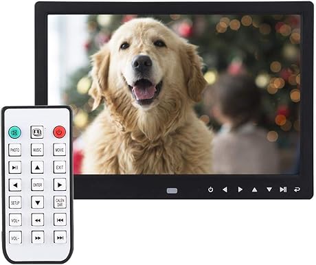 Digitaler Fotorahmen12 LED Touch Button auf dem Tisch1280x800 SDUSB20 Bilderrahmen mit FernbedienungRahmenhalterung unterstAtzt BewegungserkennungKalenderUhrMusikeBookEUiSchwarzi Digitaler Fotorahmen12 LED Touch Button auf dem Tisch1280x800 SDUSB20 Bilderrahmen mit FernbedienungRahmenhalterung unterstAtzt BewegungserkennungKalenderUhrMusikeBookEUiSchwarzi