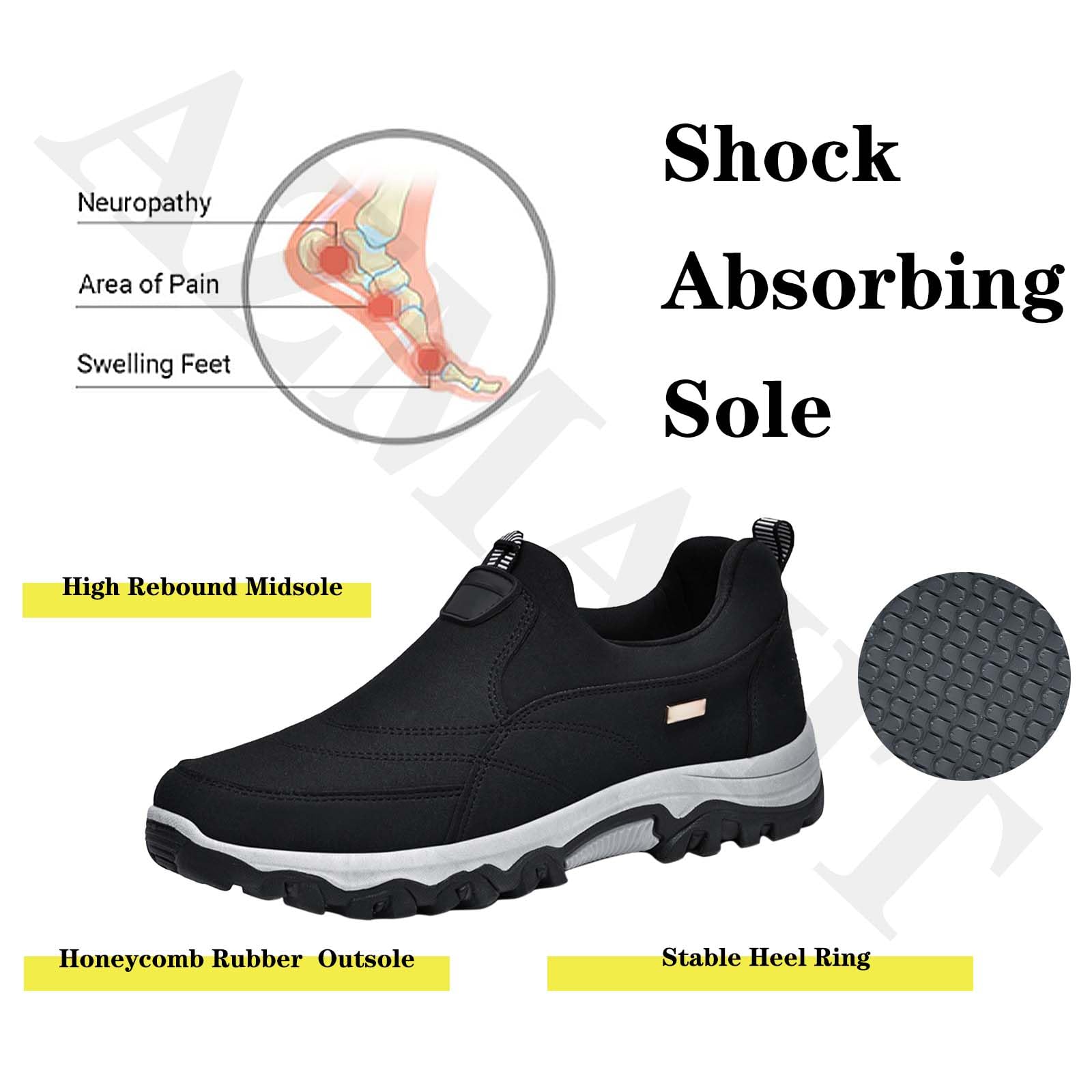 Senza Lacci Scarpe Camminata Decathlon Uomo Roshe Run Nike