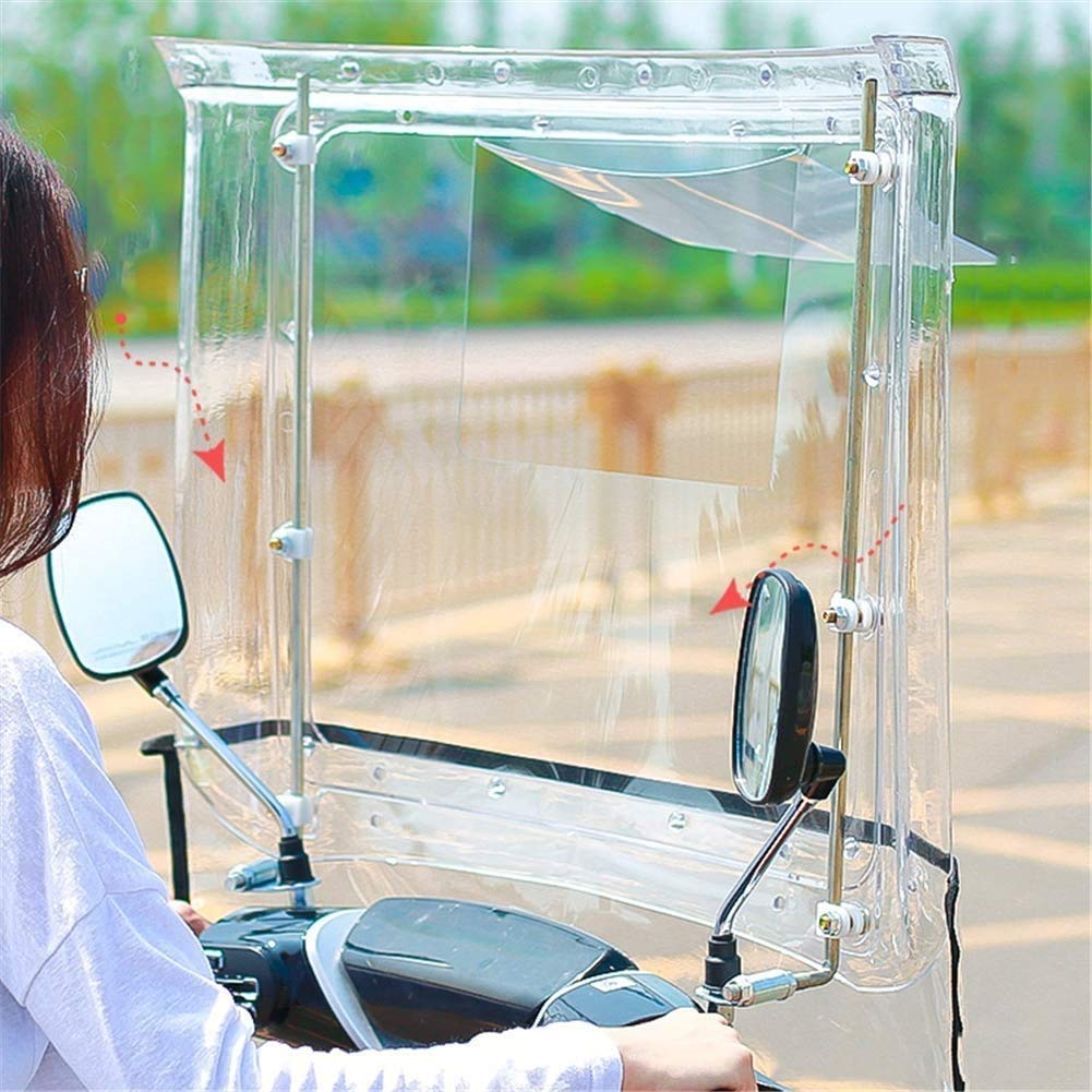 Copertura parasole per moto, impermeabile, antipioggia, per bicicletta, universale, pieghevole, per moto elettriche e veicoli a batteria
