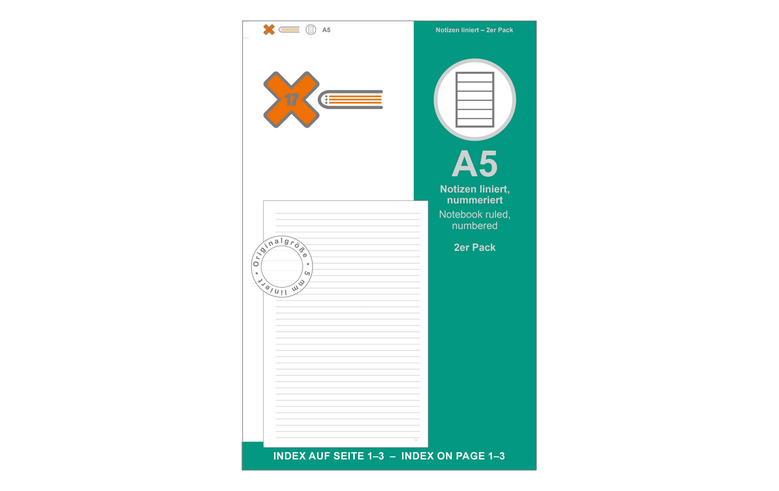 だ　2冊セット Amazon.co.jp: X17 A5 リフィル 横罫 2冊セット 1-172+2 : 文房具