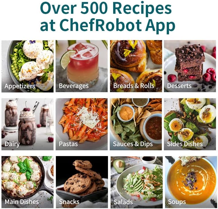 ChefRobot screen with hand selecting options