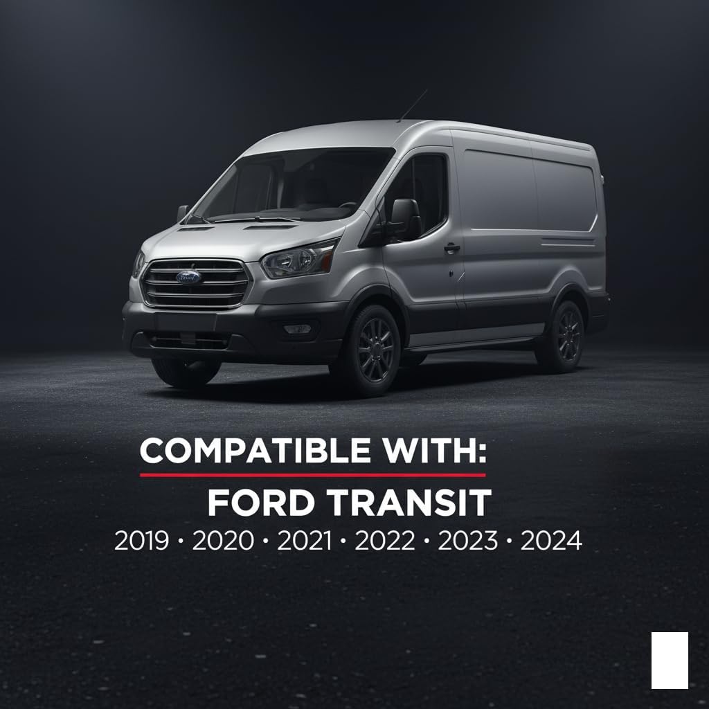 Cut Flip Key Fob Replacement Fits for Ford Transit, Transit Connect 2019 2020 2021 2022 2023 2024 Remote keyless Entry Systems (Transit)