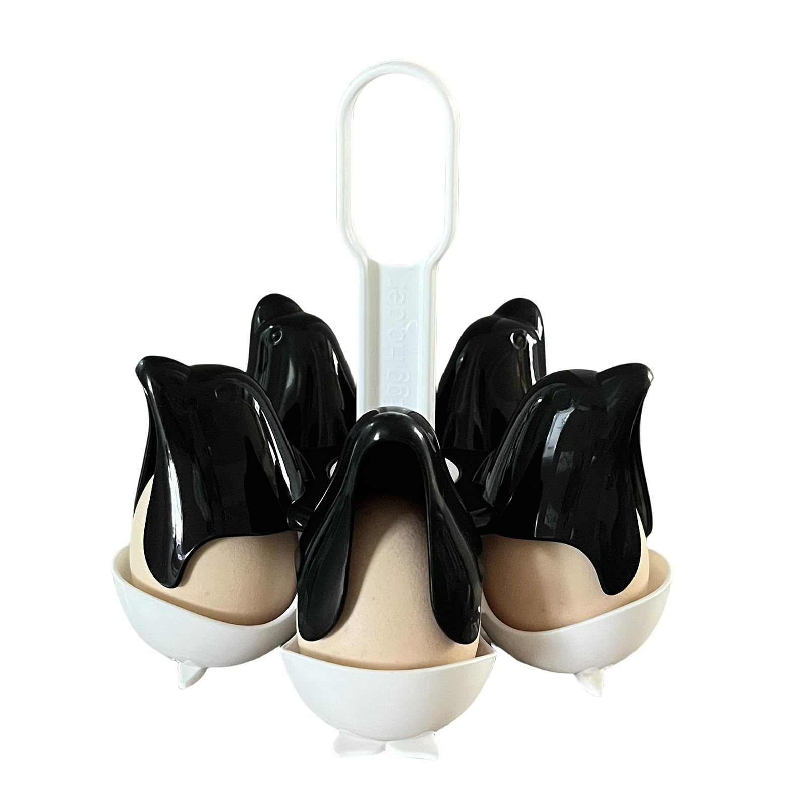 Asltw Dolphin Egg Holder Rack, 3-in-1 Egg Poacher &amp; Storage Organizer