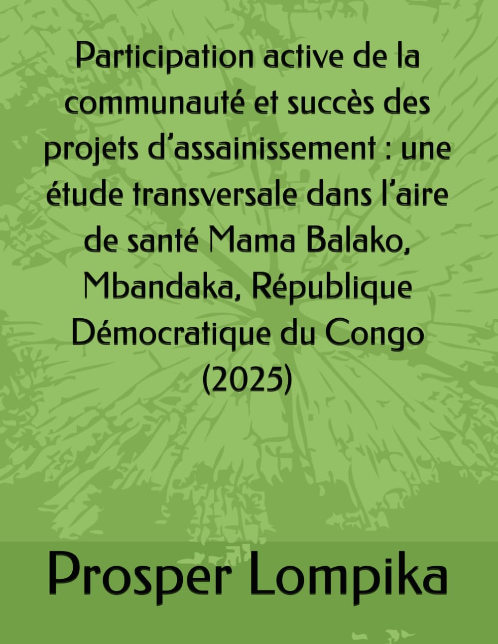 Participation active de la communauté et succès des projets d’assainissement : une étude transversale dans l’aire de santé Mama Balako, Mbandaka, République Démocratique du Congo (2025)
