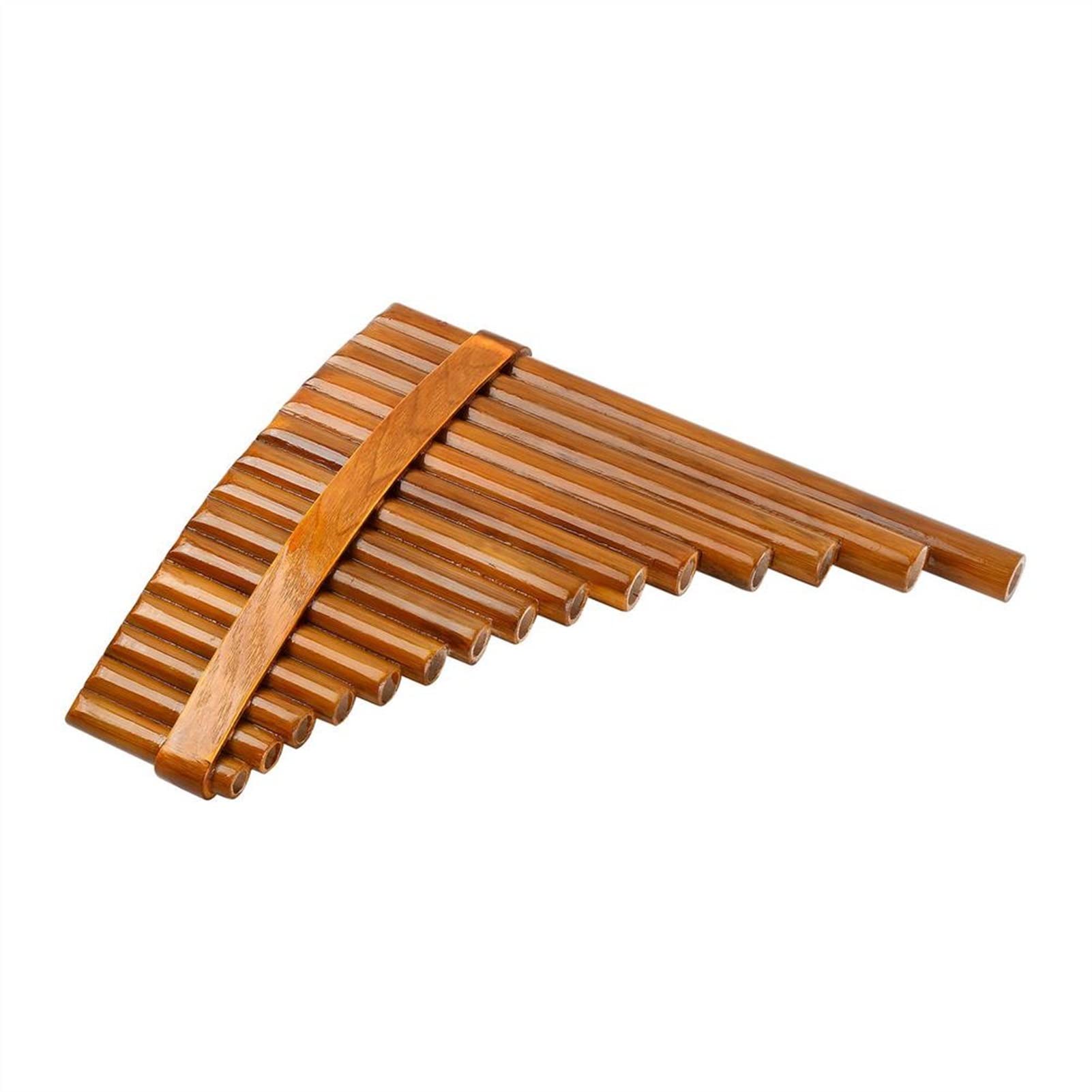 Flauto Pan Flauto Di Pan Per Principianti 15 Tubi Pipa Di Pan In Legno Tono G Strumenti a fiato tradizionali (Color : A)