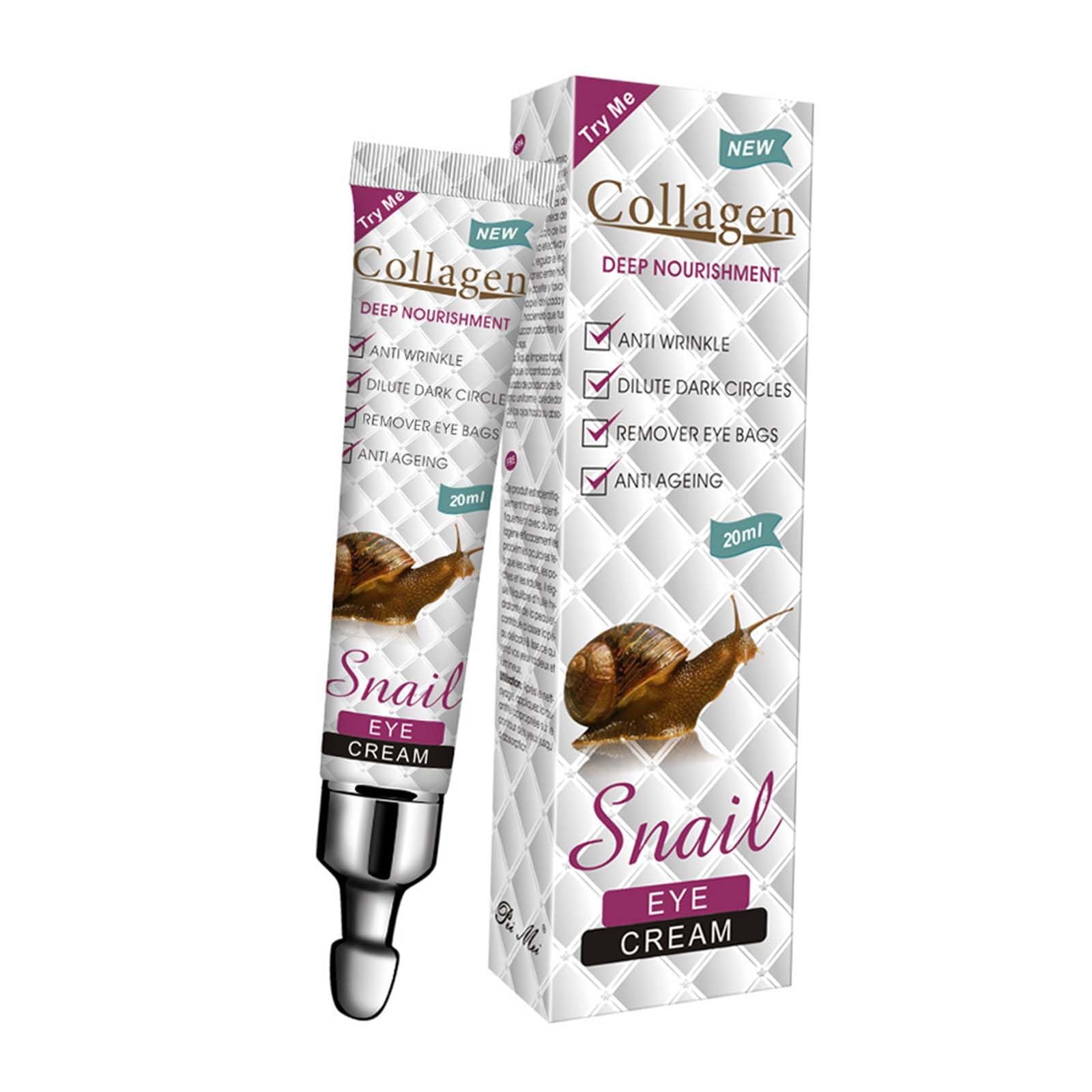 Contorno de Ojos (20 ML), Acción alisadora de arrugas, Hombre y Mujer, reducción de ojeras y bolsas,Para Todo Tipo de Pieles