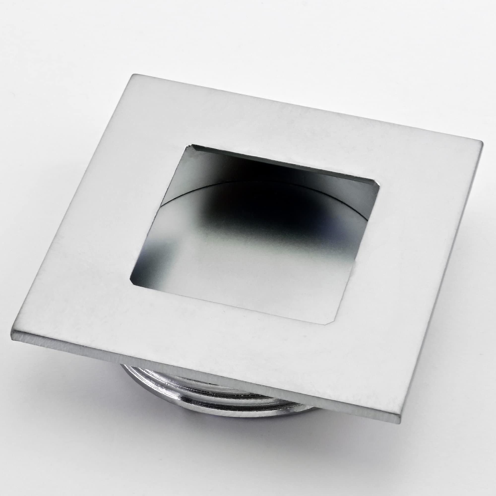 Mprofi MT 2 x Inlet Handle Shell Handle Stainless Steel 40 x 40 mm Aluminium B226/2, Aluminum - Image 3