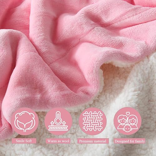 Miniatura 4 de NANPIPER Manta de franela reversible, manta de sherpa, súper suave, mullida, de microfibra de felpa, para regalo