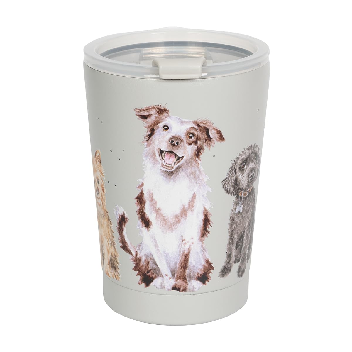 Wrendale Designs by Hannah Dale A Dog's Life' Dog Thermal Travel Cup, Multi, 320ML