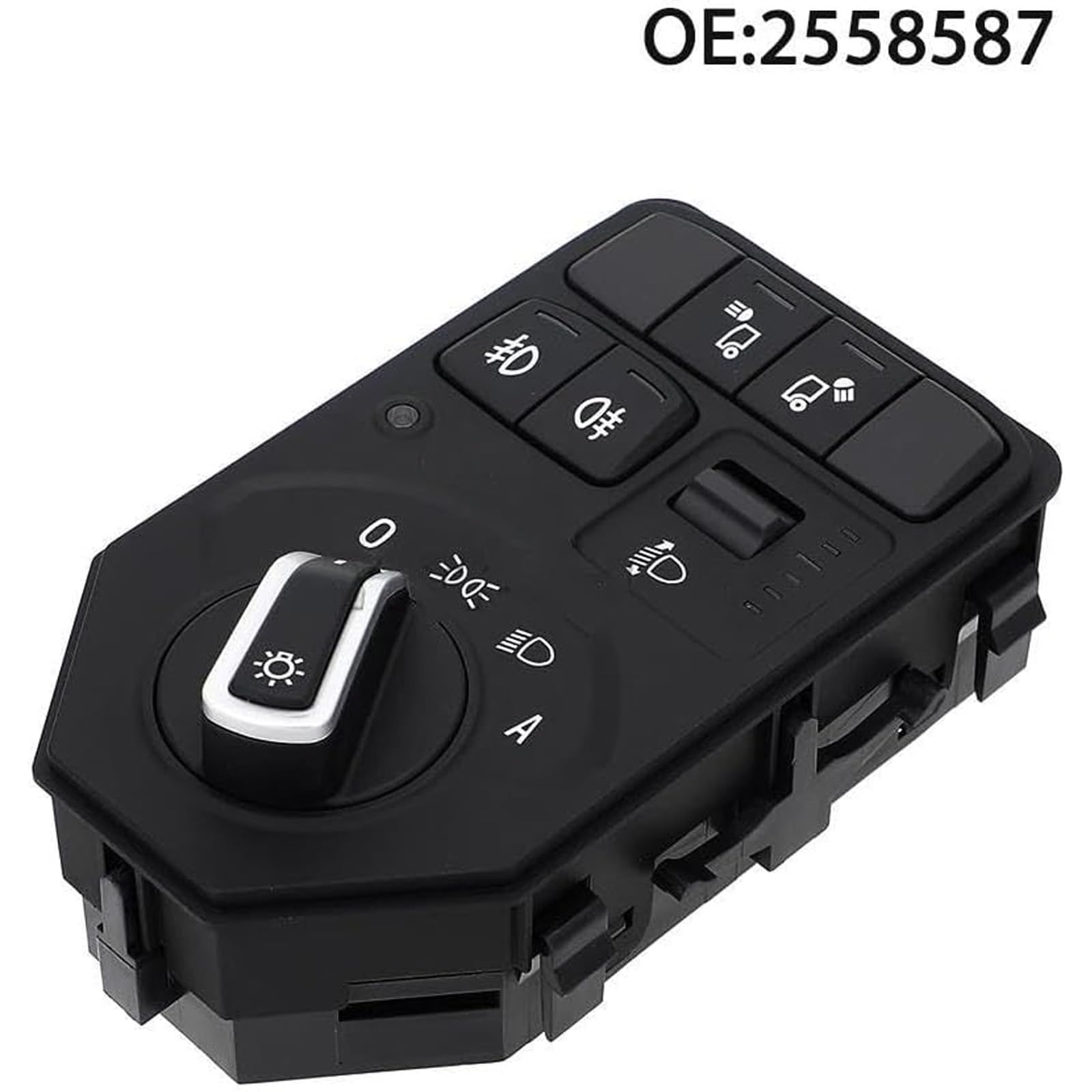 Interruttore dimmer per fari Duty con design anti-shock