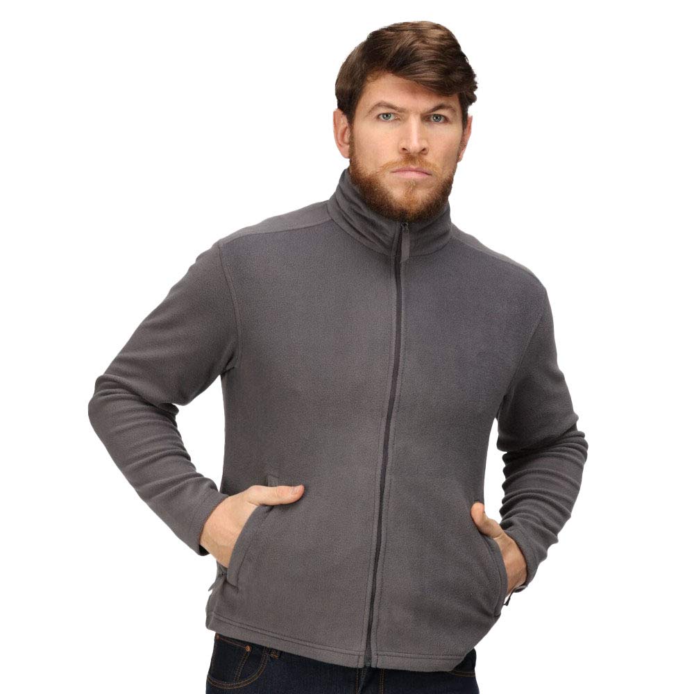 Regatta Men's Classic Full Zip Fleece Jacket, Grey (Seal Grey), XX-Large (Manufacturer Size:XXL)