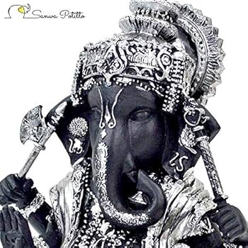 超レア葉っぱグレーアベンチュリン☆ガネーシャ神様 AA0117 【プレミアム】 ガネーシャ像（シャイニングアベンチュリン