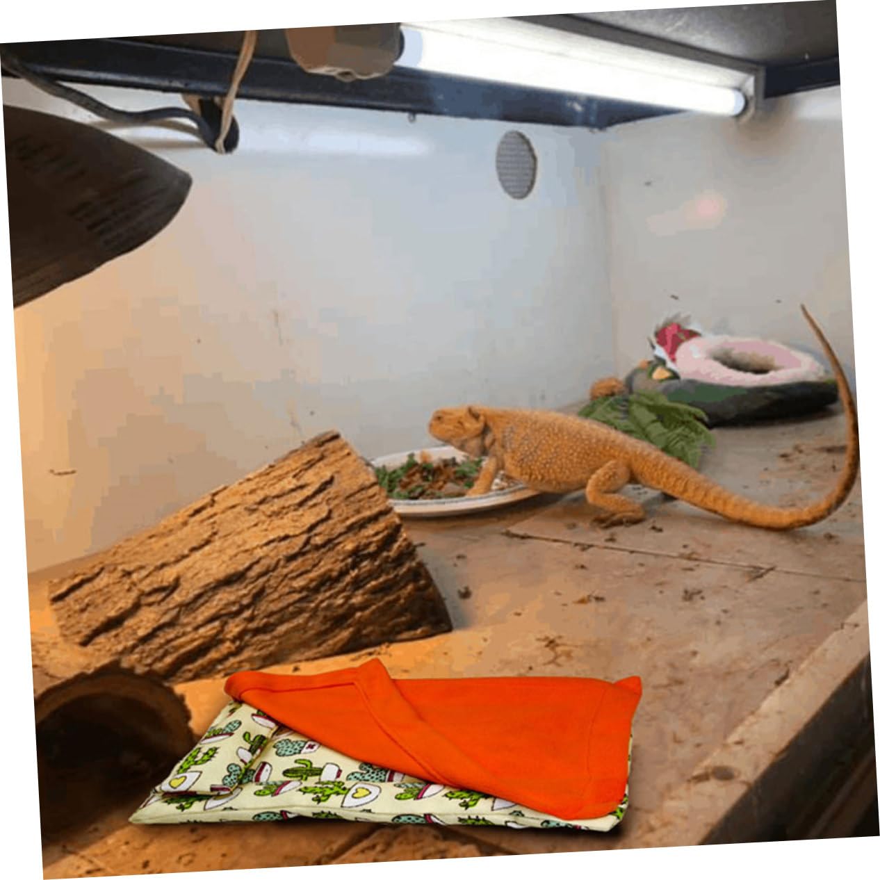 Housoutil 3piezas Cama Caliente para Pequeños Reptiles y Roedores y Duradera para Cobayas y Conejillos De Indias Diseño De Peluche Proporciona Comodidad y Seguridad El Hogar De Tu