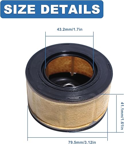 Miniatura 4 de AUMEL Kit de filtro de aire 3 piezas para motosierra Stihl MS231 MS251 MS271 MS291 MS311 MS391 Reemplazar 1141 120 1600.
