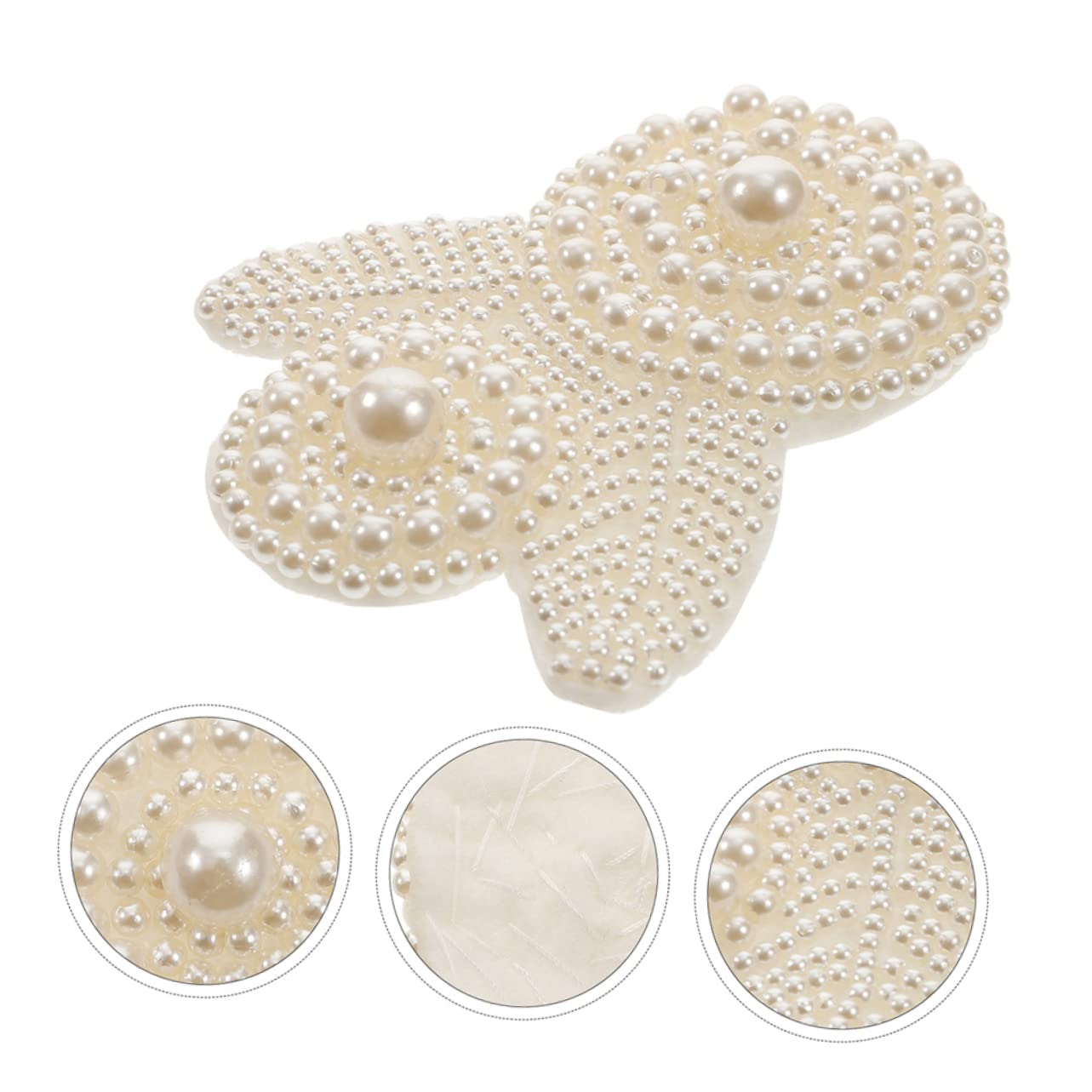 Lurrose Lot De 4 Patchs De Réparation Pour Vêtements Patchs Décoratifs Pour Chapeaux Pour Robe De Mariée 2 Pièces X 4