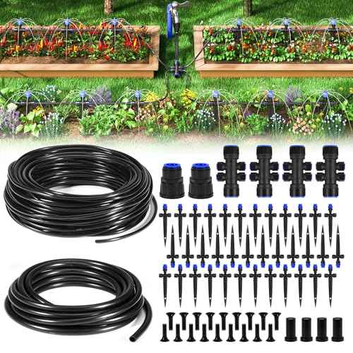 HIRALIY 210FT Drip Irrigation Kits for Plants, New...