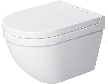 Toilet wall-mounted Starck 3 Compact white washdown Durafix incl. cUPC listed