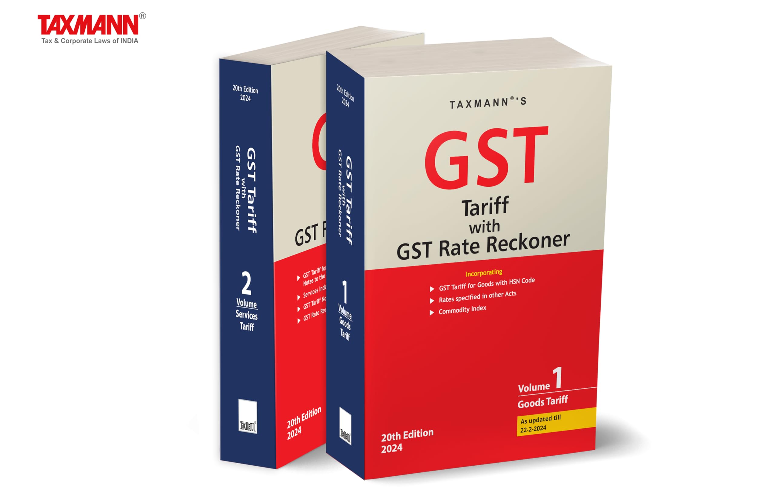 Taxmann’s GST Tariff with GST Rate Reckoner [2024] – Incorporating HSN & SAC wise Tariff with GST Tariff Notifications, Latest Clarifications, Case Laws, etc. Paperback – 20 March 2024