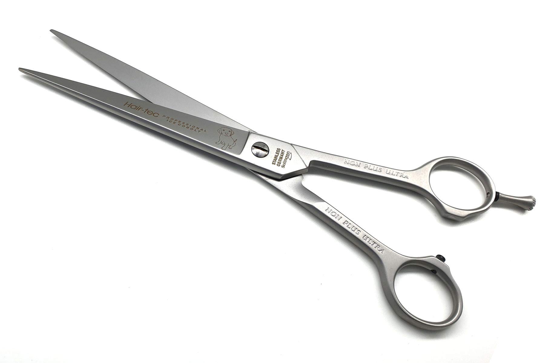 Fellschere Profi-Hundeschere-Fellschere für Tiere-gerade-Made in SOLINGEN- "Non plus Ultra" mit Haken-ca. 20 cm lang-rostfrei
