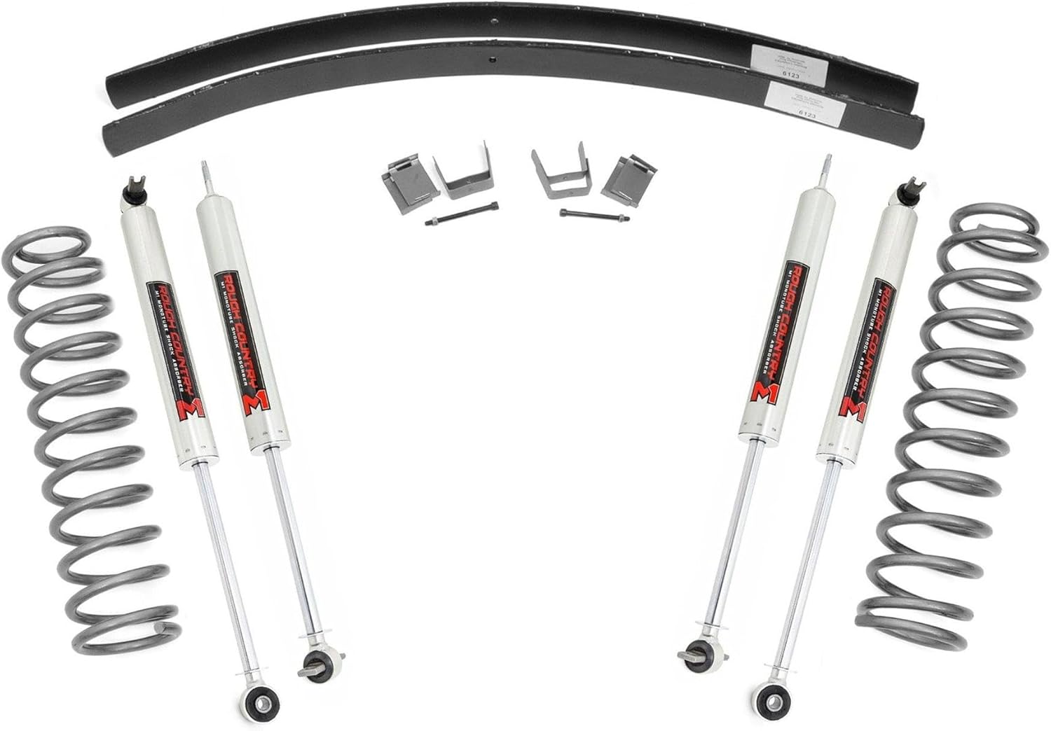 Rough Country 3" Lift Kit for 1984-2001 Jeep Cherokee XJ 2WD/4WD - 670N2