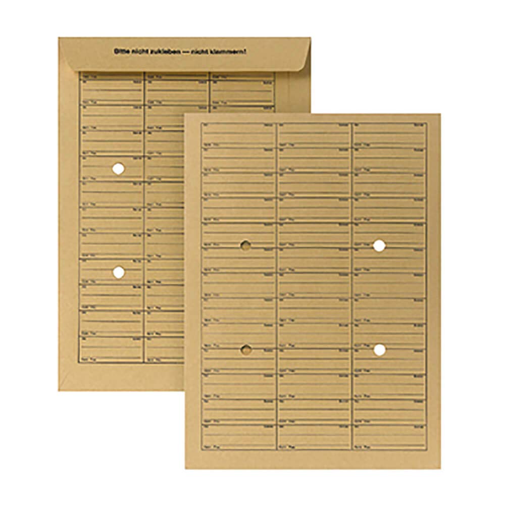 Curtis 022167 B4 wewnętrzne worki na listy 110 g/m² brązowe, 250 sztuk