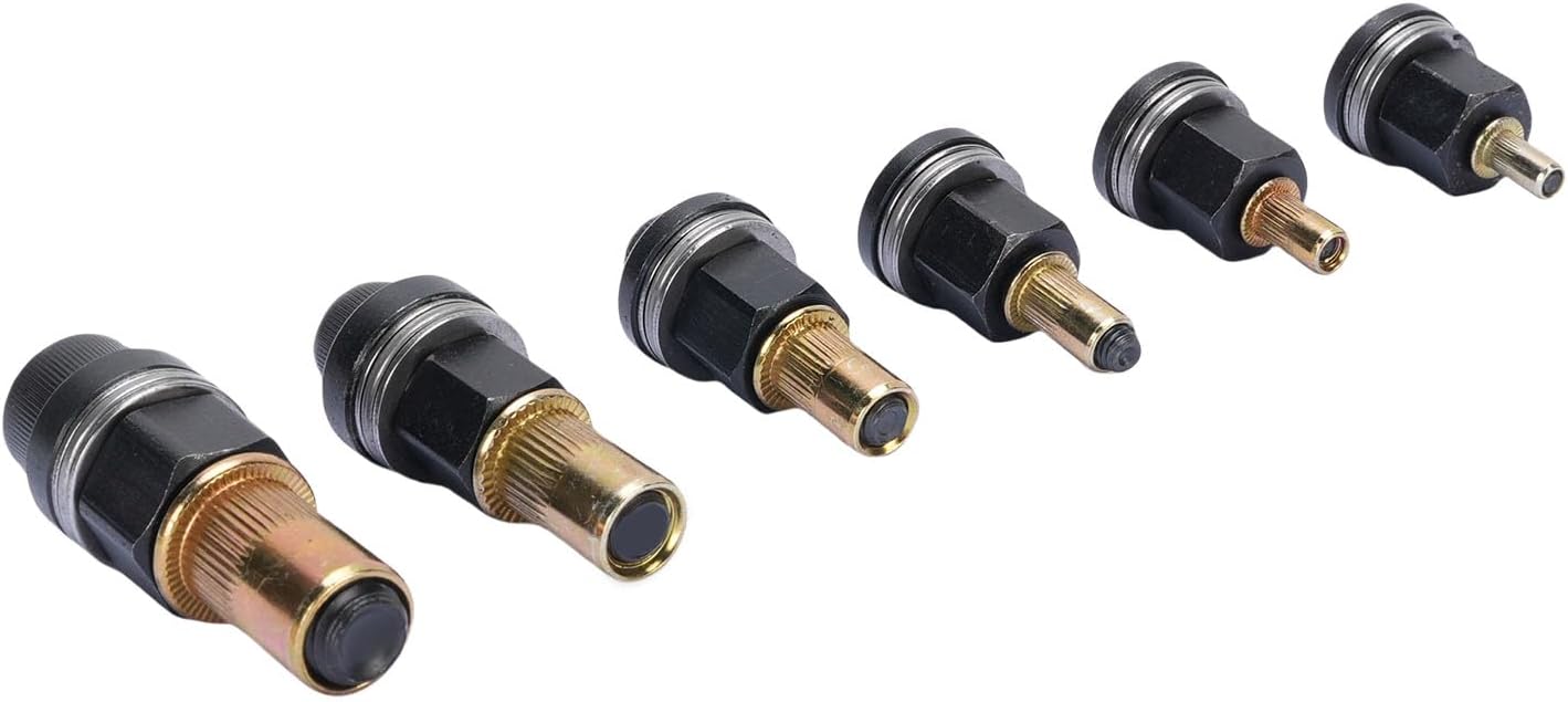6 Pcs Rivet Nut Nut Tool Set M3 M4 M5 M5 M6 M8 M10 Carbon Steel Hand Rivet Nut Head for Space Meubles Industrial