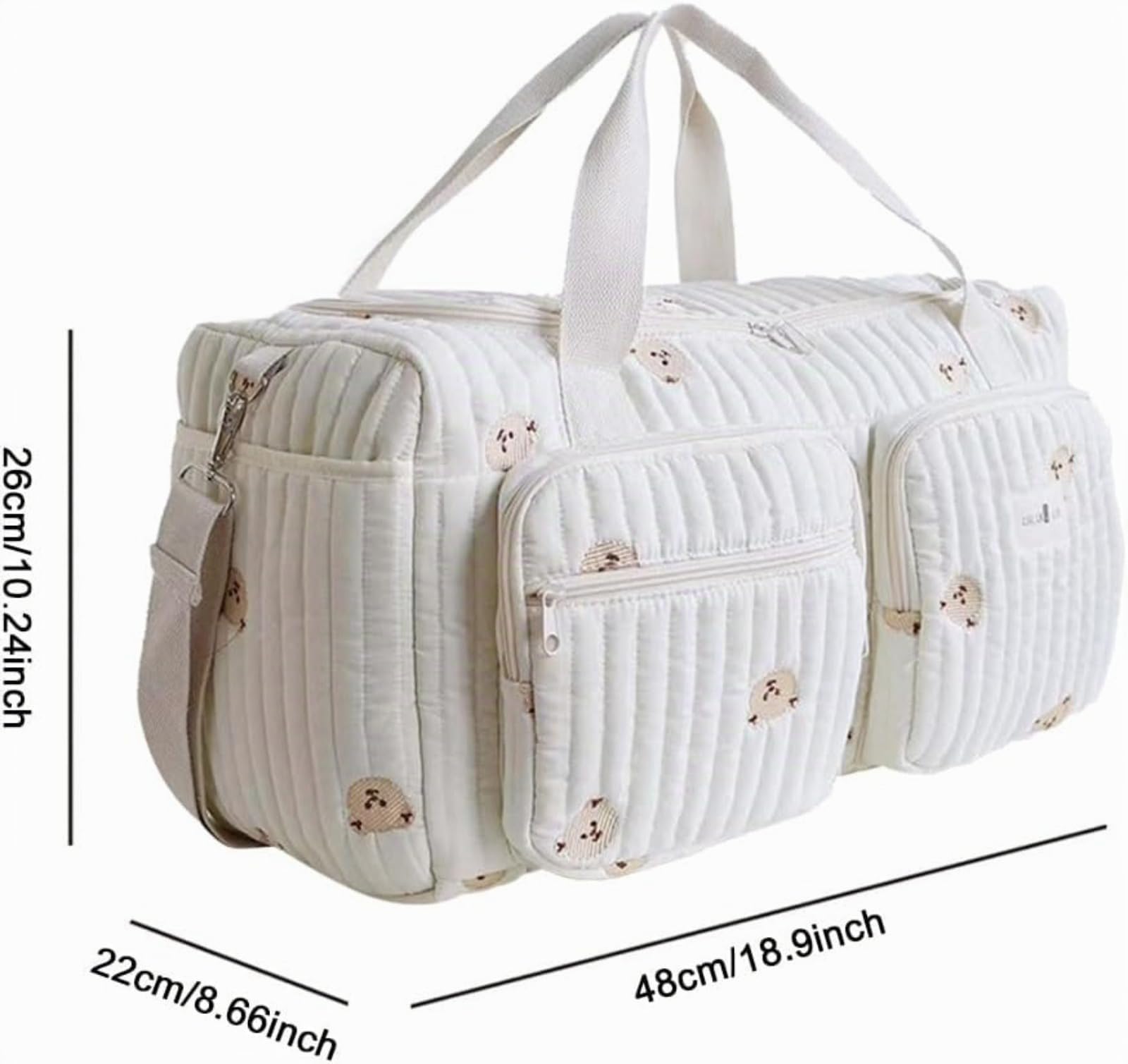 Borsa fasciatoio per mamma leggera imbottita pannolini grande multifunzione maternità cambio bambino ospedale weekend