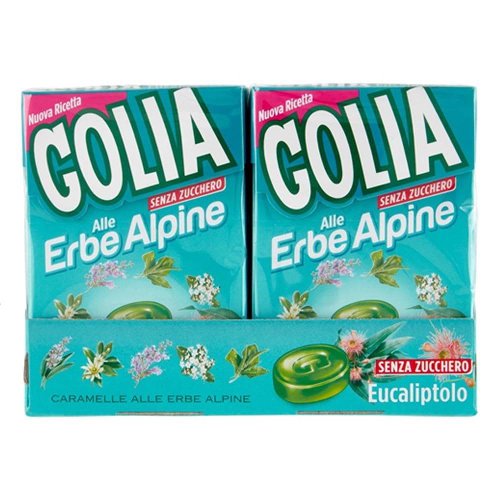 Caramelle Golia Herbs - Gusto Menta e Eucalipto 20 Astucci
