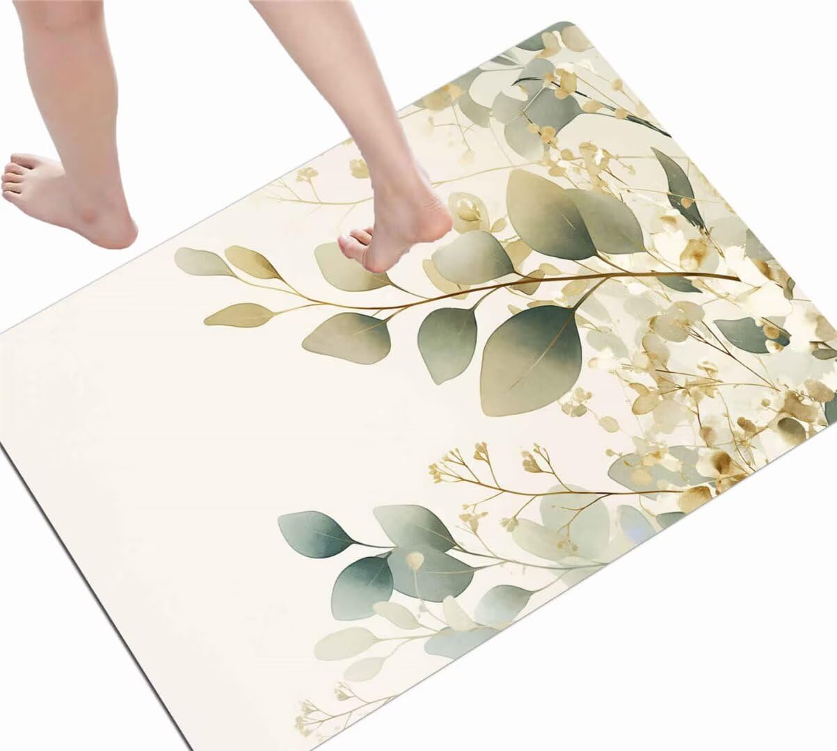 Tapis salle de bain doux séchage rapide pour votre douche matinale