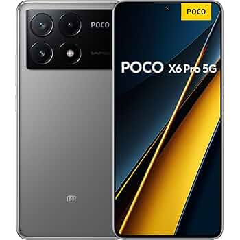 POCO x6 pro 512/12GB ブラック Amazon.com: Xiaomi Poco X6 PRO 5G + 4G LTE Global Unlocked