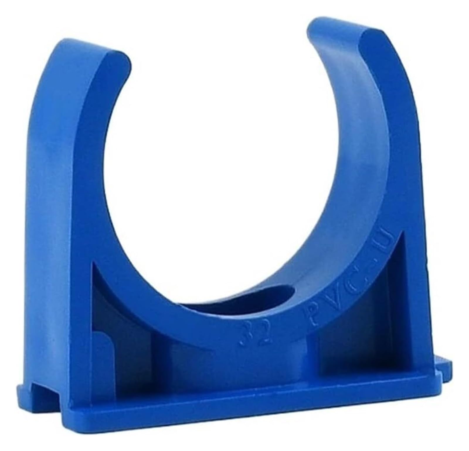 Abrazaderas de PVC en forma de U para, Abrazadera de tubo PVC en forma U, azul, varios tamaños, 5 piezas(110MM)