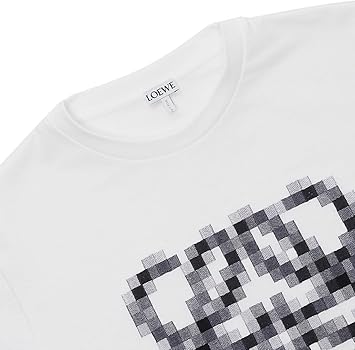 Amazon | [ロエベ] Tシャツ ピクセレイテッドアナグラム レギュラー