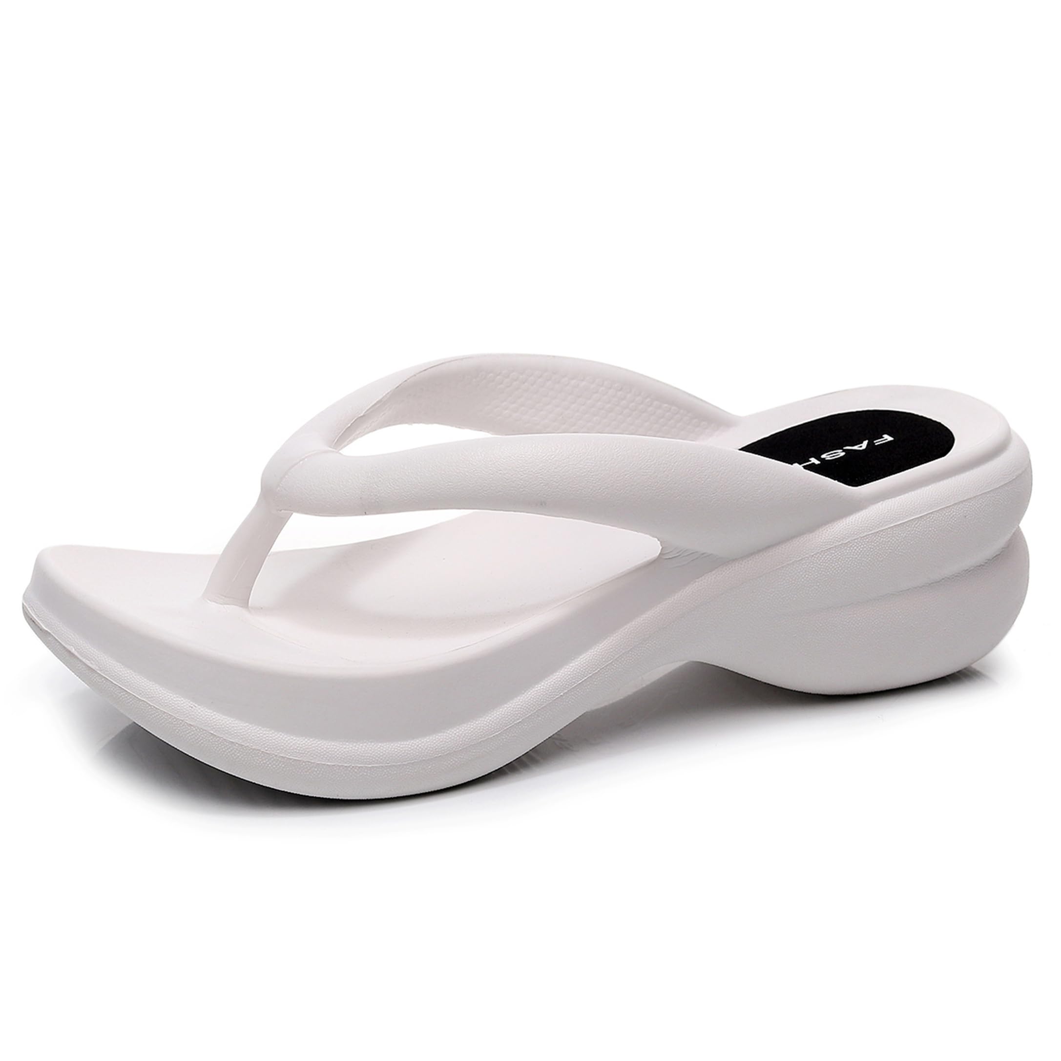 New front Infradito con Fondo Spesso per Nuovi Sandali Estivi da Donna con Tacco a Zeppa con Punta Comoda per la Casa Per Uomini e Donne Casual e Confortevole Semplice ed Elegante