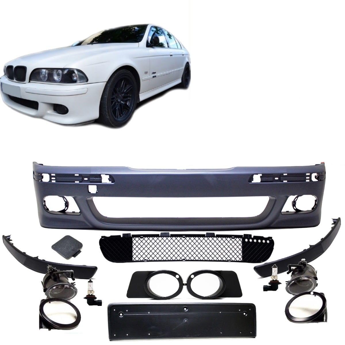DM Autoteile STOßSTANGE vorne Frontschürze+NSW+Zubehör nicht für Original E39 M5 M+Paket