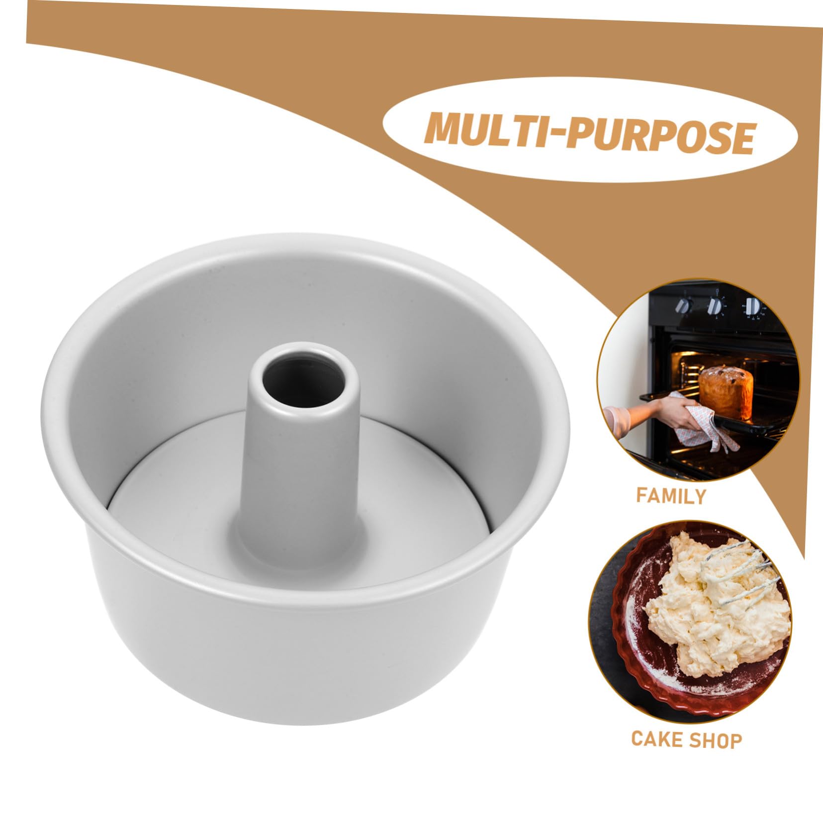 Uonlytech Molde Desmontable para Tartas de Aluminio Molde Redondo para Repostería con Fondo Extraíble Antiadherente y Resistente para Hornear Pasteles