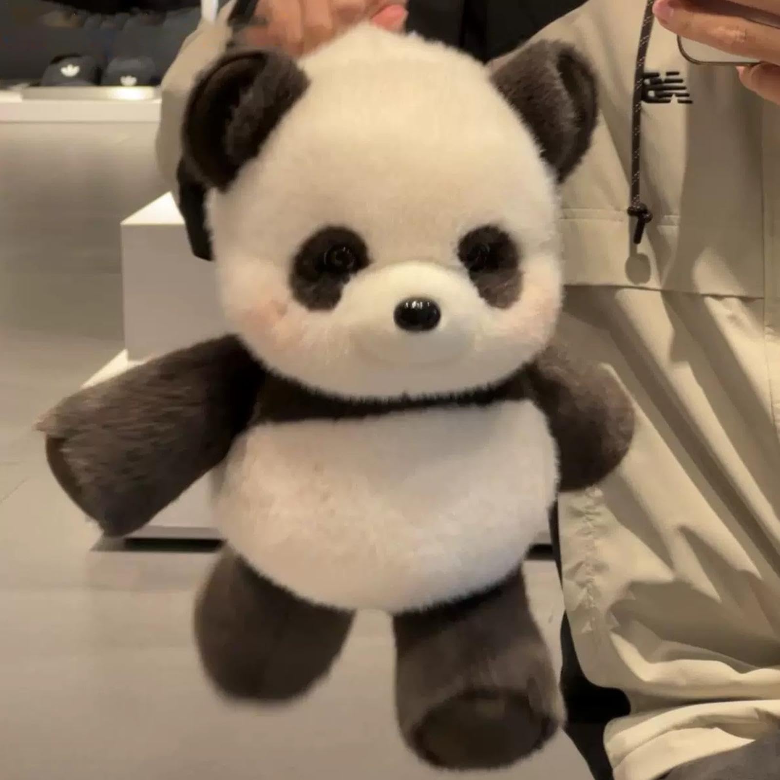 Peluche De Panda Corredor, Lindo Peluche De Panda Corredor, Peluches Interactivo De Pandas Patas Que Se Mueven, Aliviar El Estrés S-uave Peluches De Pandas Corredors Almohada, Para Niños Adultos