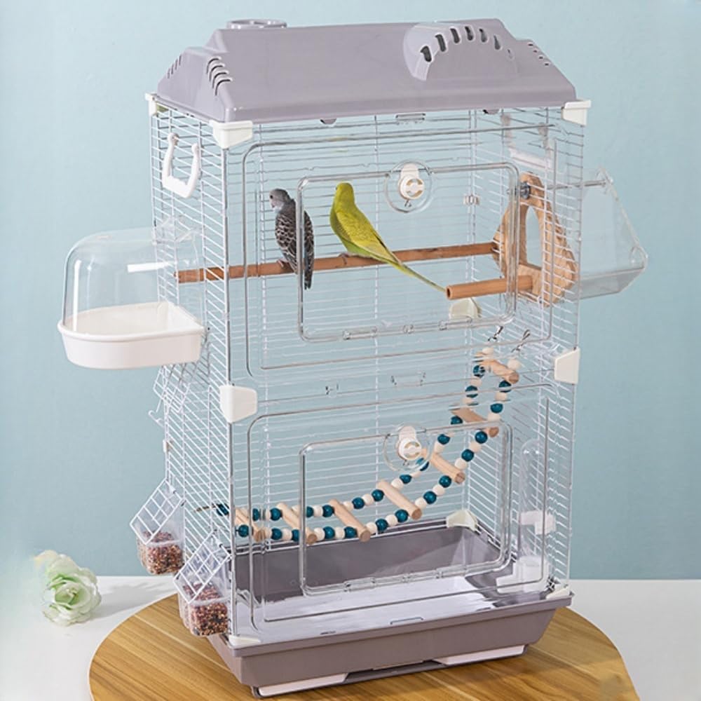 Amazon | Jopsavm鳥かご 、鳥籠インコ、バードケージ小型豪華別荘