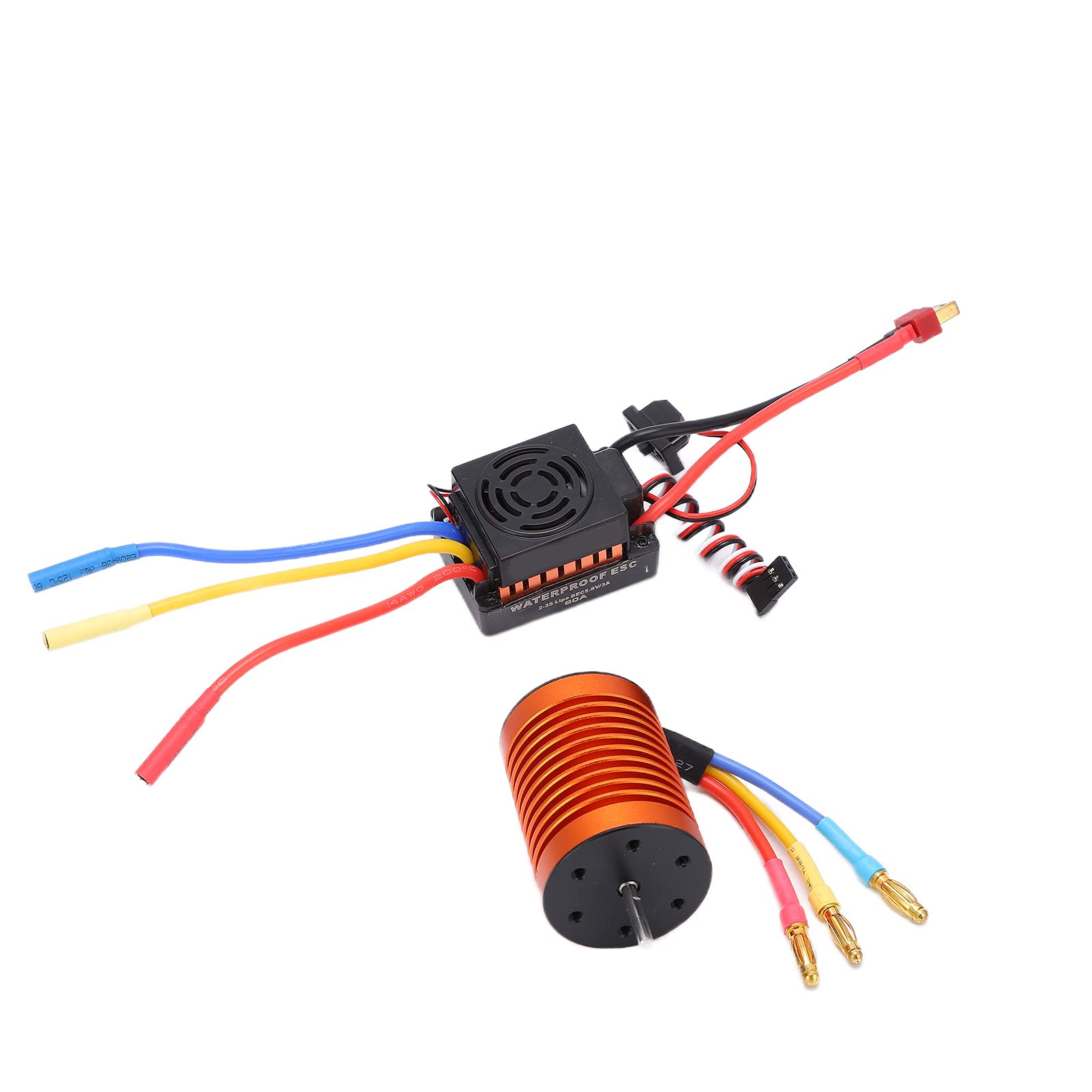 Yctze Zestaw Silników Bezszczotkowych F540 4370KV z 60A ESC do Samochodów RC /10 - Wysoka wydajność