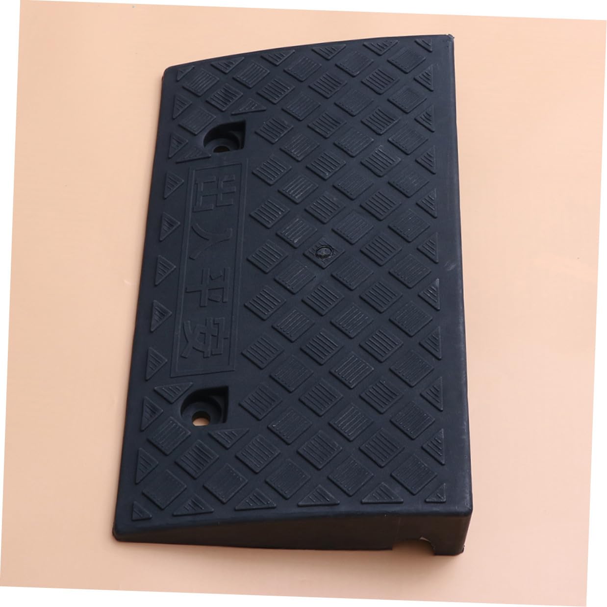 Rampa para Ruedas de Coche de Plástico Negro 10 Cm