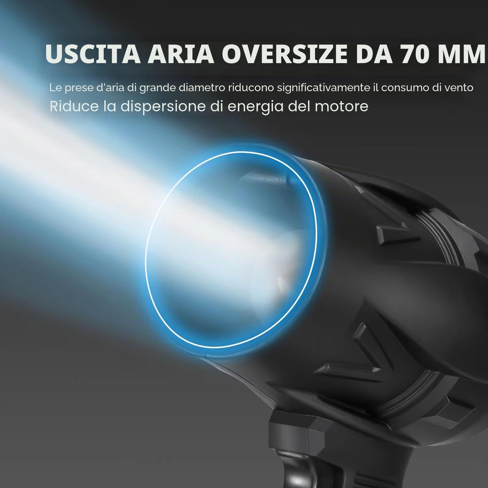 Piccolo soffiatore senza fili 130.000 giri/min, soffiatore elettrico portatile, mini jet a secco con 2 batterie, per tastiera computer all'aperto, auto, casa