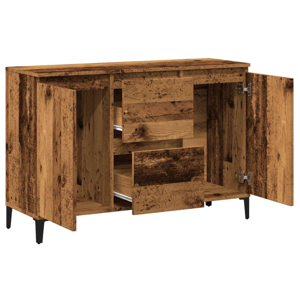 Generico Credenza Legno Antico 102x35x70 cm in Legno Multistrato,Buffet e credenze