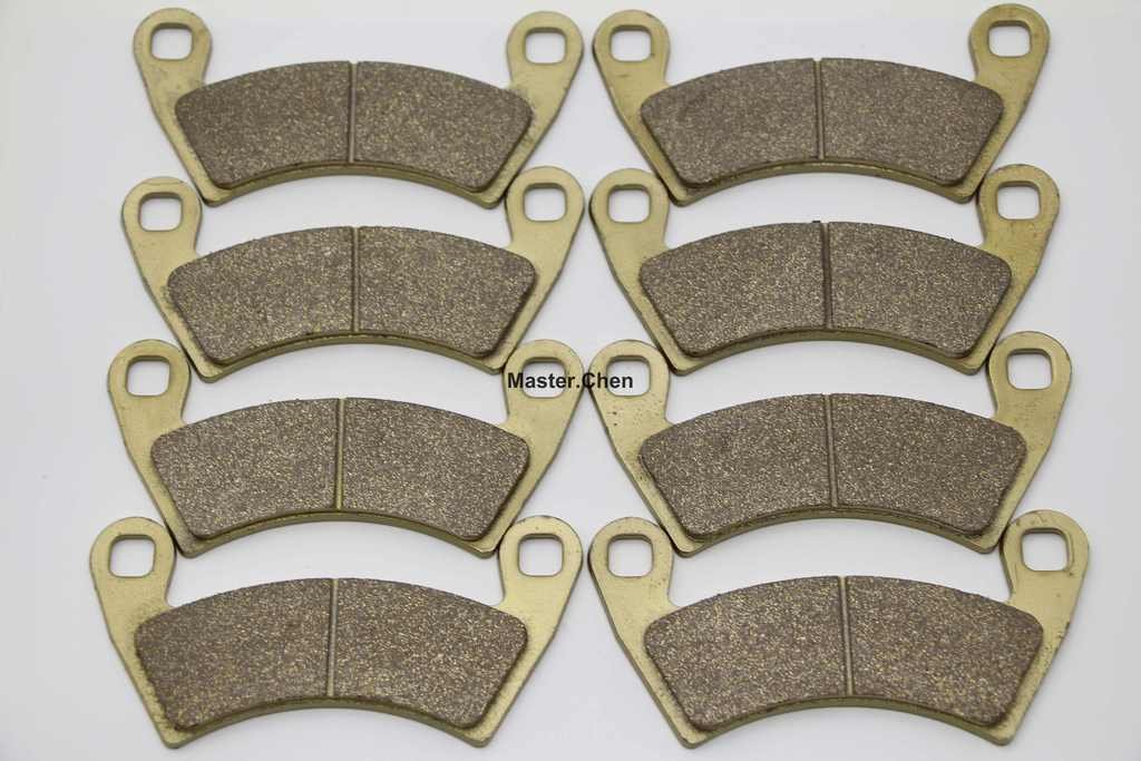 Front Rear Brake Pads Brakes for Polaris RZR XP 1000 2014-2017 / RZR-4 XP 900/800 Ranger 6X6 EFI/Ranger 700 Crew FA452FR MC0408-PAD