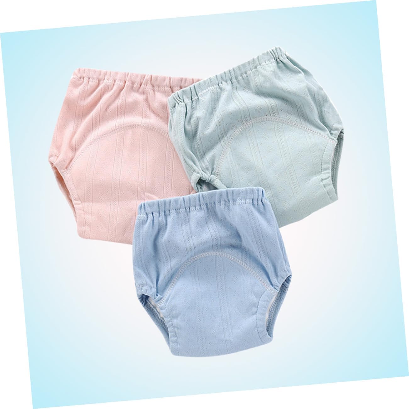 3pcs Reusable Boy Girl Panties Study Pants Cotton Breathable for Potty Training Outdoor Activities Girls
