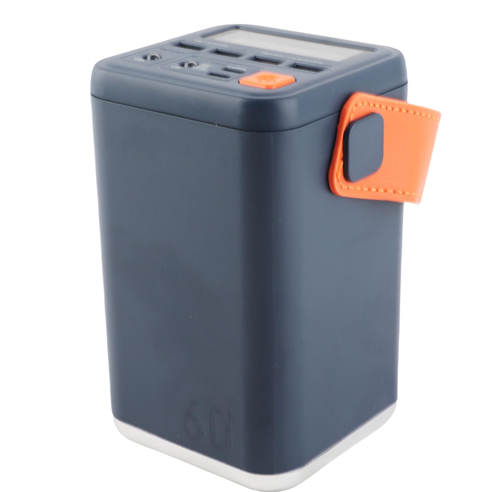 Station d'alimentation portable 36 W, charge rapide, capacité 60 000 mAh, générateur solaire d'urgence 5 en 1 avec écran haute luminosité, protection contre les courts-circuits pour une